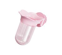 Jaula de guacamayos a prueba de derrames con recipiente de agua en forma de flor que conserva los nutrientes, durabilidad de 48 horas, botella de plástico ABS para proveedores de pájaros