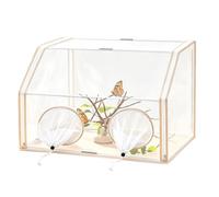 Jaula de hábitat de , tienda de campaña portátil con cordón | Terrario de mariposas para niños, recinto de observación de insectos para patio trasero, jardín, exterior e interior