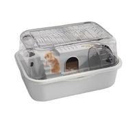 Jaula De Hámster Acrílico, Hábitat Transparente De Recinto De Roedores, Jaula De Juego De Animales Pequeños, Rueda De Ejercicio Incluida, Áreas De Descanso Y Comedor, 13.78x9.84x7.28 Pulgadas, Para Do