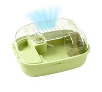 Jaula de Hámster,Transparente con Rueda de Ejercicio y Bebedero - Jaula de Viaje Pequeña para Hámster,para Conejo Hurón Ratón Jerbo Animales Pequeños Enriquecimiento Aburrimiento