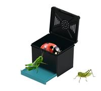 Jaula de lagarto, hábitat de araña saltadora, hábitat ventilado para grillos, escarabajos, cucarachas, arañas, escorpiones, hormigas, mantas, interiores, hogar, aula, zoológico
