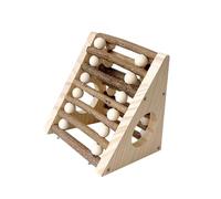 Jaula de madera para mascotas pequeñas, juguete multinivel, jaula de hámster, accesorio para mascotas pequeñas activas, casa de hámster