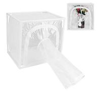 Jaula de Malla para Invernadero Jaula Antimosquitos Estructura Resistente para Cultivo Protegido Circulación de Aire Óptima Instalación Rápida y Fácil