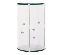 Jaula de mariposa, resistente con cremallera, malla transparente para exteriores, tienda de campaña de cultivo de hábitat de mariposa, para jardín, patio, granja, balcón, césped