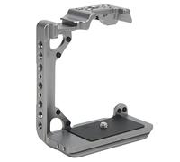 Jaula de Media Cámara para Sony A1, Plataforma de Jaula de Medio Conejo de Cámara de Aleación de Aluminio, con Orificios de Tornillo de 1/4 Pulgadas Y 3/8 Pulgadas, Estabilizadores de Vídeo