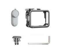 Jaula de metal para protector de cámara GO 3S con accesibilidad a la pantalla y soporte de cámara de acción de cambio de orientación rápido