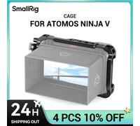 Jaula de monitor del director SmallRig para Atomos para Ninja V Feature con rieles NATO en la parte superior e inferior 2209