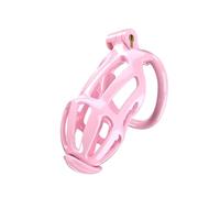 Jaula de musculación para hombre rosa con 5 anillas (anillas planas)-C2P