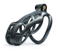 Jaula De PáJaro De Resina Negra Multifuncional, Adecuada para PequeñOs Equipos Deportivos Interiores, FáCil De Usar, CinturóN PortáTil, con Mini Cerradura, Regalos para Parejas, F-3