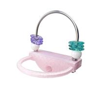 Jaula de pájaros con forma arqueada, juguete de ejercicio con flores masticables de color brillante para mascotas, loros, entretenimiento, posadera, soporte para enriquecimiento de pájaros
