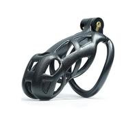Jaula De PáJaros para Mascotas Deportivas De Fitness De PláStico Negro, Equipada con 4 Hebillas + Una Llave para Proporcionar Suficiente ProteccióN Deportiva - K19
