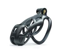 Jaula De PáJaros para Mascotas Deportivas De Fitness De PláStico Negro, Equipada con 4 Hebillas + Una Llave para Proporcionar Suficiente ProteccióN Deportiva - K19
