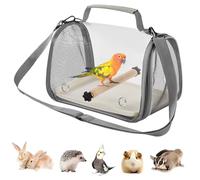 Jaula De Pájaros Portátil - 10.04x7.48x7.09 Procact De Parrot Bird Corport | Carrier De Viaje Plegable Ligero Para Pájaros, Mascotas Pequeñas | Jaula Compacta Para Salidas Interiores Ple