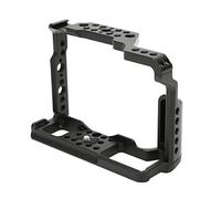 Jaula de Plataforma DSLR para Fuji XT2 XT3 Jaula Protectora de Aleación de Aluminio Extensión de Fotografía con Orificio para Tornillos de 1/4 3/8 y Montaje de Zapata para