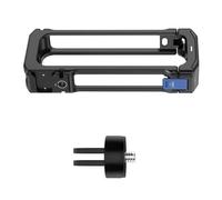 Jaula de protección con orificio roscado de 1/4-20 compatible con jaula de aleación de aluminio para cámara deportiva