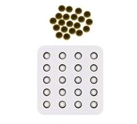 Jaula de Silicona para Abejas Reinas | Accesorios para Marcos de Colmena Molde de 20 Agujeros | Herramienta Estabilizadora Antiadherente para Limpieza Manual y Gestión Apícola