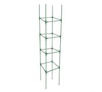 Jaula de tomate de plástico resistente, soporte para plantas trepadoras, sistema de enrejado vegetal, kit de estaca de jardín, para marco de frijoles y guisantes, estructura de cultivo vertical