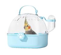 Jaula de transporte de hámster para transporte, bolsa de salida de loros | Carrier de jaulas de viaje de pájaros | Portador compacto portátil con botella de agua para periquitos pequeños salvajes al a