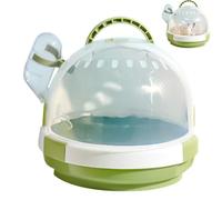 Jaula de transporte para animales pequeños, portador de viaje para hámsters de compañía | Jaulas antimasticación para mascotas pequeñas con bloqueo seguro | Jaulas de transporte para animales pequeños