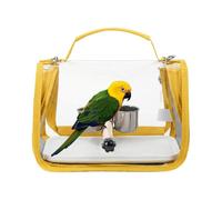 Jaula De Viaje De Aves Mochila con Percha para Transporte De Aves | Transportín de Ninfa Para Viajes Exteriores, Acampadas, Carreteras, Vacaciones, Loros, Periquitos, Ninfas, Conuras,
