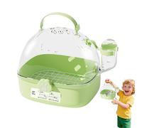 Jaula De Viaje De Los Portadores De Aves | Small Bird Carrier - Caja De Mano De Obra Ligera, Adaptable Y Adaptable Para Viajes: Optimizado Para Plu Ventilado Con Botella De Agua Para Animal Pequeño