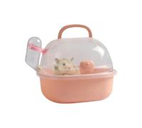 Jaula de Viaje para hámster - 200 g Tamaño 20x18 cm | de Transporte, transportador de Viaje portátil para Mascotas pequeñas | para Viajes Cortos, mudanzas de Larga Distancia, visitas al veterinar