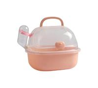 Jaula de viaje para hámster, transportador portátil para hámster, transportador de animales transpirable, bolsa de viaje para hámster, jaula transportadora para mascotas pequeñas, transportador