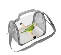 Jaula de viaje para pájaros, con percha de soporte, transpirable, para cacatúas, bolsa de transporte para pájaros al aire libre, bolsa de transporte para mascotas pequeñas para animales pequeños
