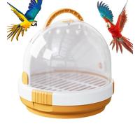 Jaula de Viaje para pájaros - Jaula de Viaje para Loros Transpirable con Cierre de Bloqueo | asa portátil para pájaros Ligera, jaulas periquitos y Cosas para pájaros Parroc