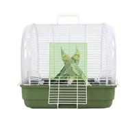 Jaula De Viaje Para Pájaros, Jaula De Viaje Portátil A Prueba De Sol | Recinto Para Cacatúas Con Vista Completa, Diseño Ligero Y Plegable, Malla Transparente, Acrílico Ventilado, Estructura De Observa