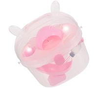 Jaula de Viaje Portátil para Ratones y Ratas Rosa de Plástico | Salidas y Desplazamientos, Diseño Práctico Espacio Amplio, Fácil de Llevar