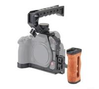 Jaula de video para Panasonic S1II con mango superior de video (kit | Precisión para ajuste para S1II/S1RII, puertos sin obstáculos, aleación de aluminio, para base arca-suiza