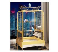 Jaula de Vuelo Jaula de pájaros Lujo for Loros, Nuevo Tipo Completo pajarera y Nido