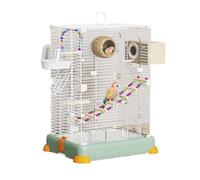 Jaula de Vuelo Jaula de pájaros Lujo for Loros, Nuevo Tipo Completo pajarera y Nido