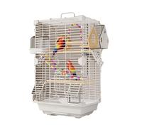 Jaula de Vuelo Jaula Grande for pájaros ecológica Home Villa Especial for Loros(Blanco)