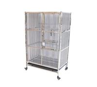 Jaula de Vuelo Luxury Time Capsule Parrot Villa Jaula de Metal Acero Inoxidable Primera Calidad for Amigos emplumados con Estilo