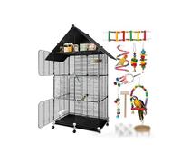 Jaula de Vuelo Luxury Villa Bird Cage for Parrots Complete New Type Birdhouse & Nest