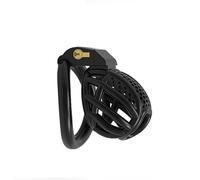 Jaula deportiva ajustable para hombre, 4 anillas, negra,M
