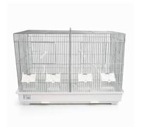 Jaula doble cromada para aves - Aviario Tropical