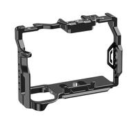 Jaula For Cámara DSLR Completa, Compatible con Sony A7R5 Y A7M4, con Zapata Fría con Orificios For Tornillos De 1/4" Y 3/8", Compatible con Trípodes Arca-Swiss.(Black)