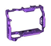 Jaula For Cámara DSLR Completa, Compatible con Sony A7R5 Y A7M4 con Zapata Fría De 1/4" Y 3/8", Compatible con Trípode De Placa Arca-Swiss, Accesorios For Cámara.(Purple)