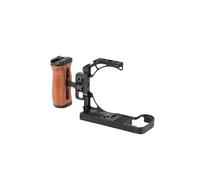Jaula For Cámara Z5II, Compatible con Nikon Z5 II, con Asa Lateral, Empuñadura Superior, Placa De Liberación Rápida, Kit De Soporte, Marco Protector De Video, Accesorios For Cámara(Wooden Handle)