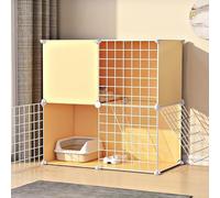Jaula for gatos, parque infantil for gatos, casetas for gatos de interior, con caja de arena y hamaca for gatos, jaula plegable for mascotas, casa for gatos, for 1-2 gatos, hurones, chinchillas y cone