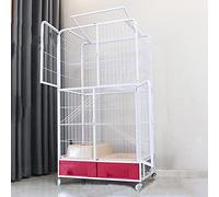 Jaula for mascotasCajón for gatos - Jaula for gatos Recintos for gatos al aire libre Casa for gatos de 3 niveles Condominio for gatos Jaula plegable de metal Parque for mascotas Interior y exterior co