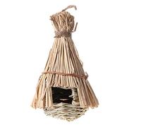 Jaula for pájaros con Forma de Nido, Jaula for Huevos Hierba, casa for for Exteriores, Decorativa, Tejida, Colgante, for Loros, Casas for Mascotas, Dormitorio F(I)