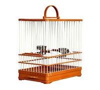 Jaula for pájaros doméstica fácil de Limpiar con Jaula de chasis Tipo cajón, Jaula de baño Utilizada for decoración de pájaros, Loros, tortolitos y pinzones