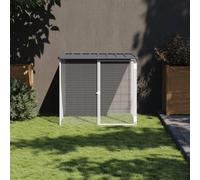 Jaula gallinas y toldo Acero galvanizado Antracita 103x98x90 cm, CIADAZ Jaulas para Conejos, Jaula Cobaya, Jaula Hamster, Jaula para Gatos, Jaula Chinchilla, Recinto para Conejos - SPU:172337