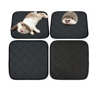 Jaula genérica - Hamter Playpen | forros de cáscara | 4 piezas almohadilla absorbente del PADE | estera antideslizante lavable | de conejo para pequeño animal hámster Hamster erizo Chinchilla