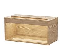 Jaula Grande de Madera para Mascotas hámster, casa de Animales pequeños para conejera, Jaula para conejitos de Indias con tragaluz, Orificios de ventilación (80 cm)