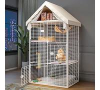 Jaula Grande para Gatos para Interiores, Jaula para Gatos, recintos para Gatos al Aire Libre, Parque para Gatos, Perrera para Gatos, Parque para Mascotas, Jaula para Animales pequeños, para